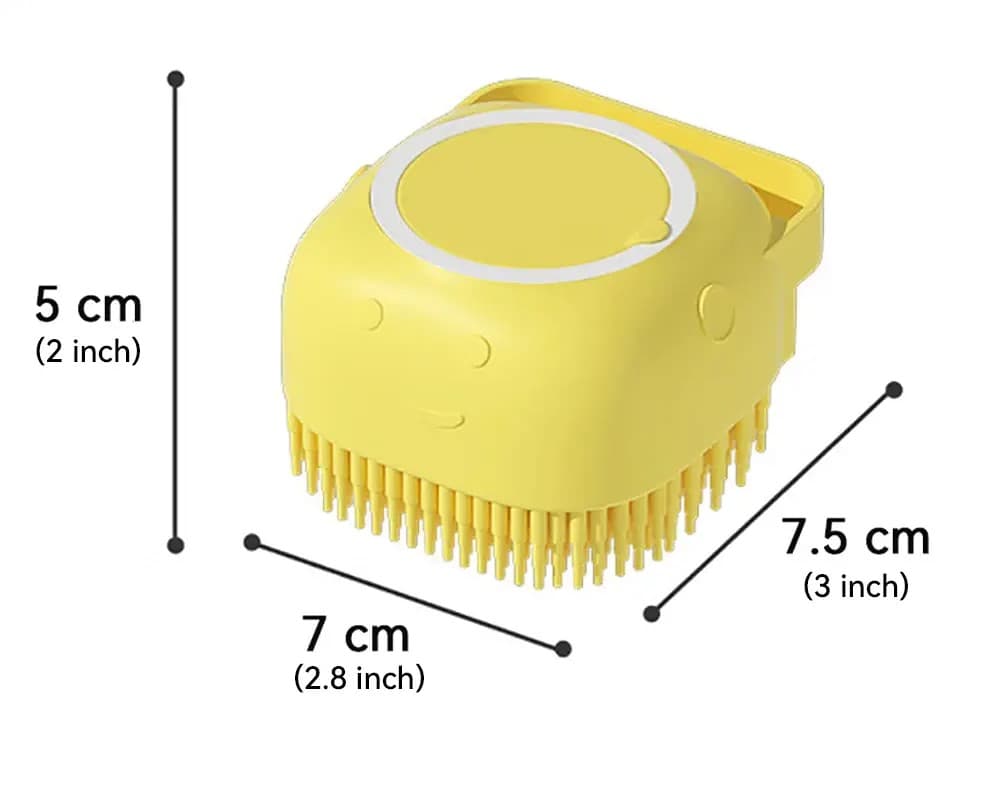 Silikonowa Szczotka do Mycia Zwierząt